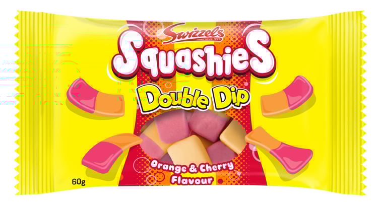 Swizzels squashies double dip  60g