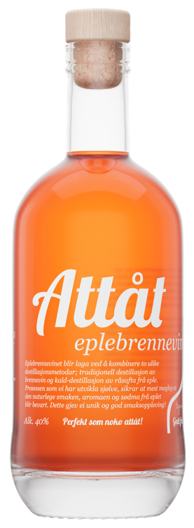 Attåt eplebrennevin   40%   50cl