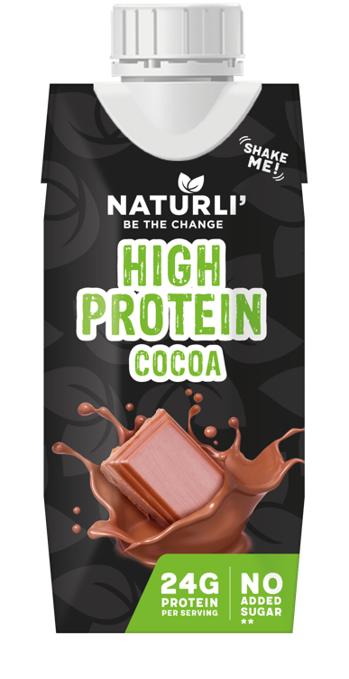 Naturli high protein cocoa 330ml