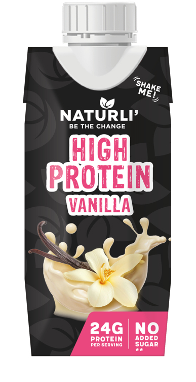 Naturli high protein vanilla 330ml