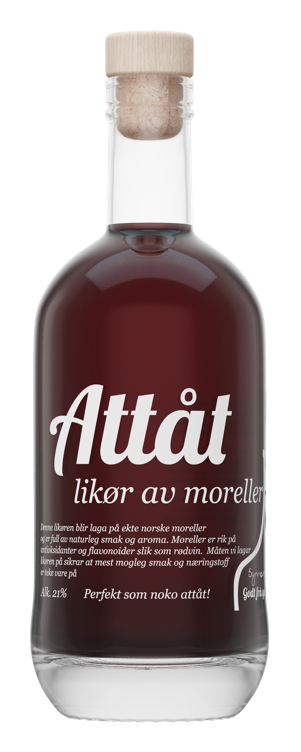 Attåt likør av moreller   21%   50cl