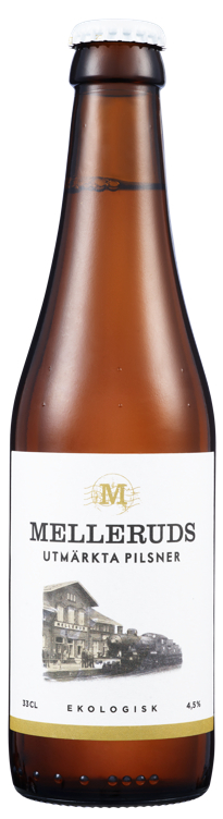 Melleruds pilsner ekologisk   4,5%   24x33cl
