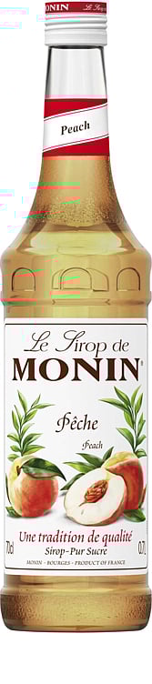 Monin peach syrup 70cl
