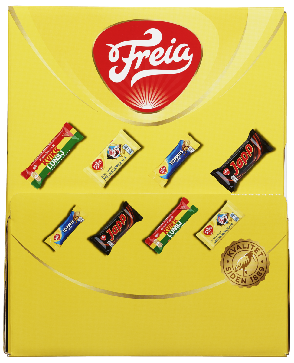 Mix sjokoladeboks 5,9kg 224stk