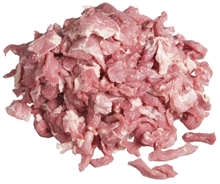 Svinekjøtt strimlet fryst ca2,5kg kg
