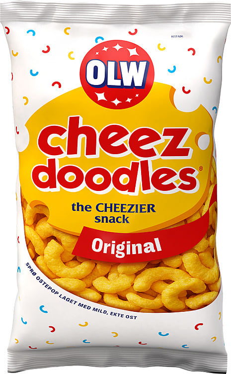 Olw cheez doodles 235g