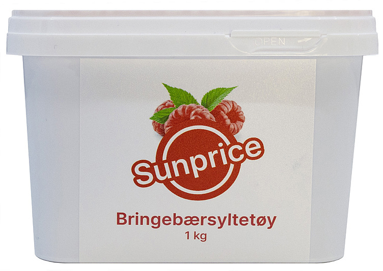 Sunprice bringebærsyltetøy 1kg