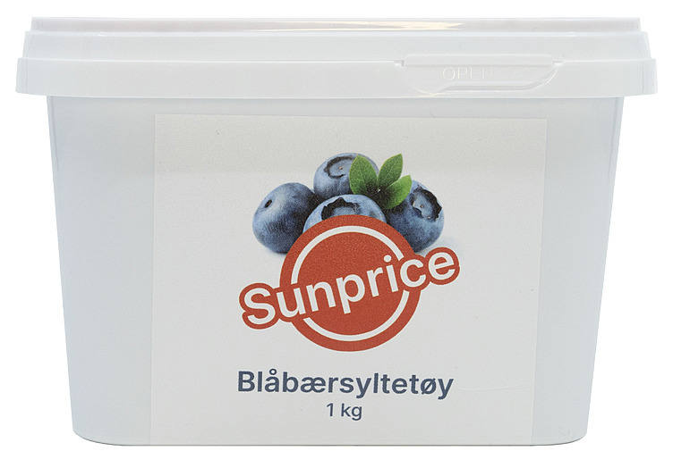 Sunprice blåbærsyltetøy 1kg