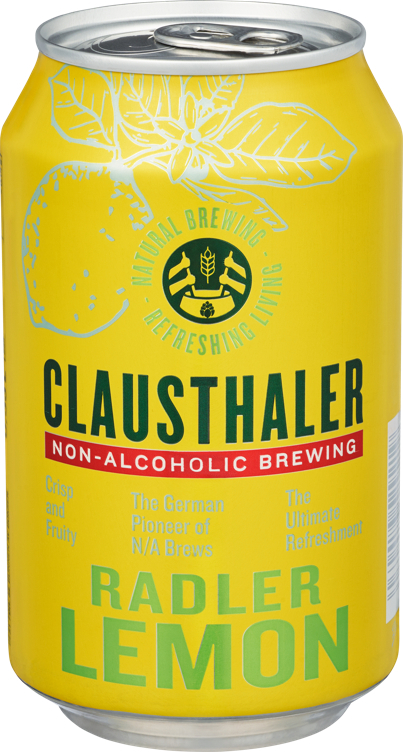 Clausthaler radler lemon bx 0% 24x0.33l