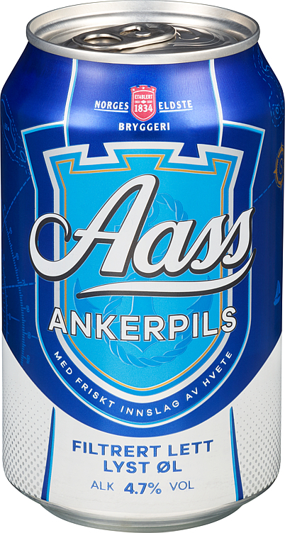 Aass ankerpils 12pk bx 4,7% 24x33cl