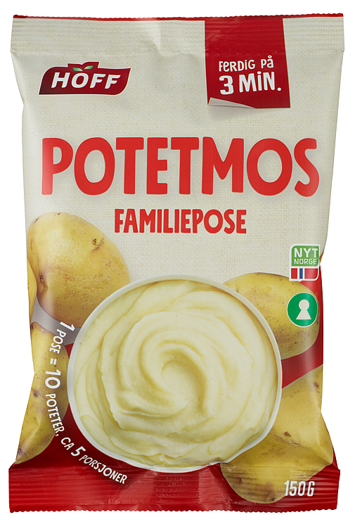 Potetmos familiepose 150g