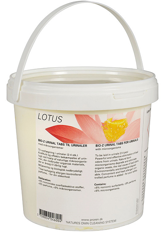 Urinaltabletter lotus bio. citrus m/parfyme   1kg