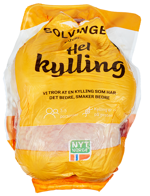 Kylling rå posepakket  1600g