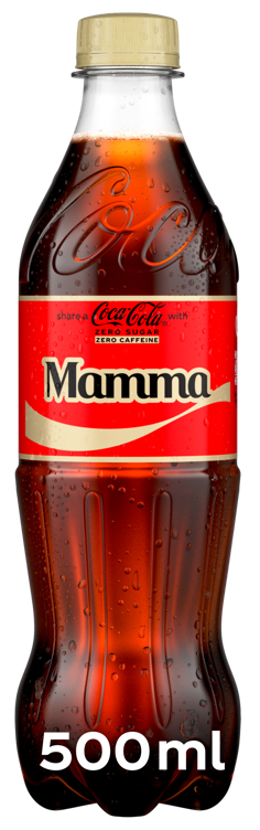 Coca-cola uten sukker koffeinfri pet 24x0,5l
