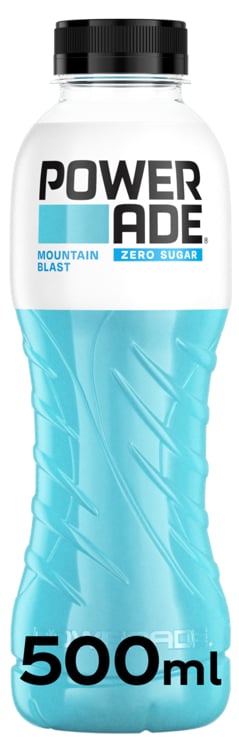 Powerade zero mountain blast flaske 12x500ml