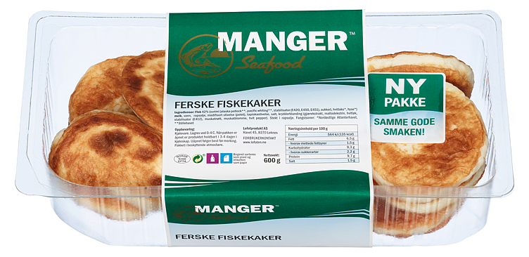 Fiskekaker  600g