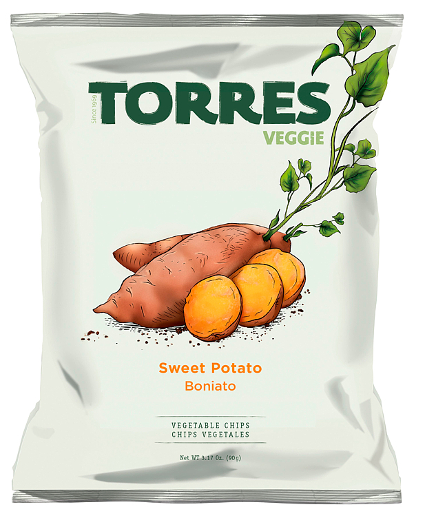 Chips søtpotet  90g