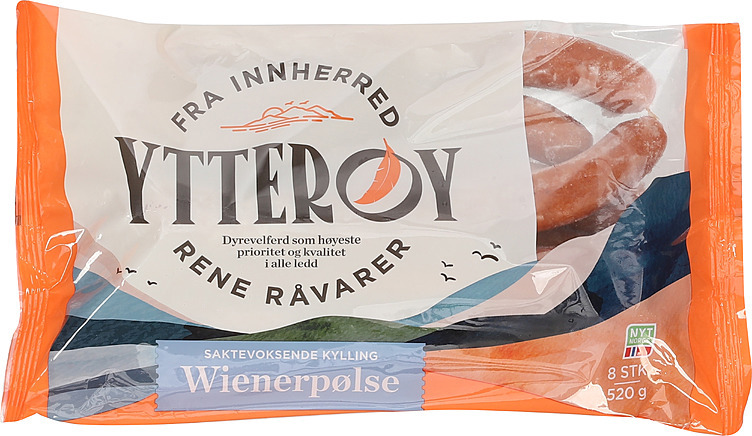 Wienerpølser kylling frys 520g
