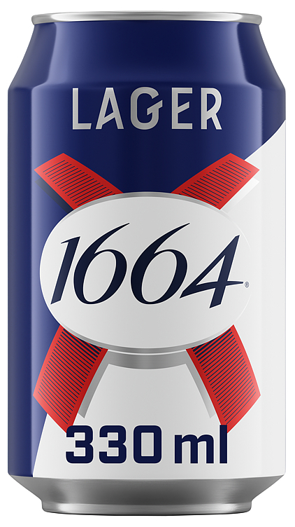Kronenbourg 1664 lager  bx   4,5%   24x33cl