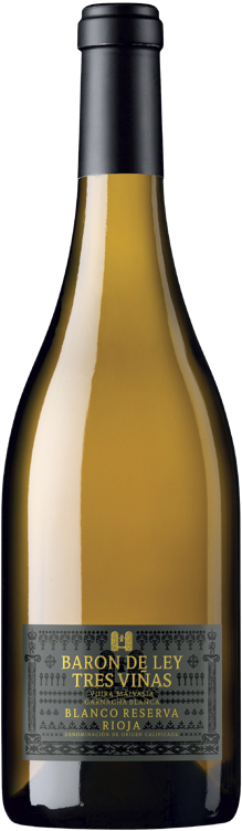 Baron de ley 3 vinas blanco res 12,5% 75cl