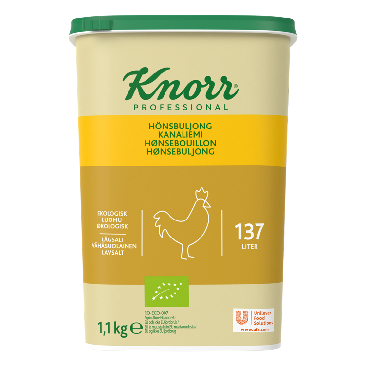 Chicken bullion low on salt, ecol.  1,1kg