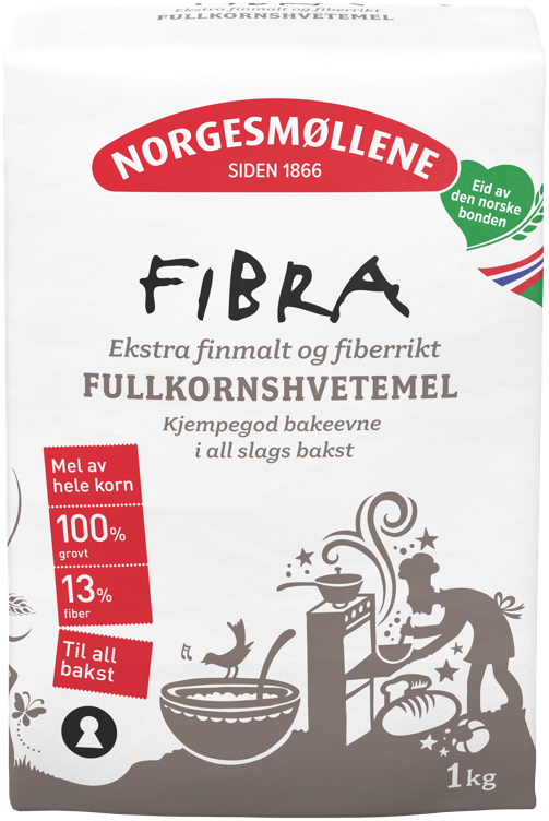 Whole grain wheat flour fibra  1kg