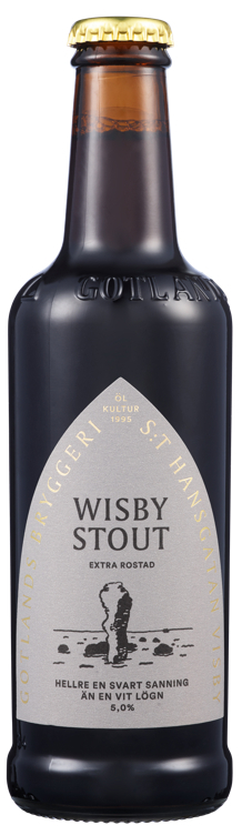 Wisby stout  5%  24x33cl