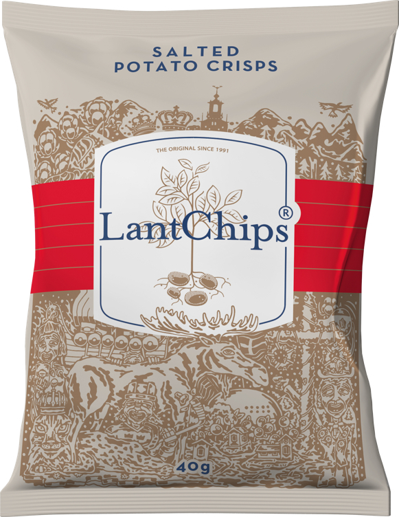 Lantchips salted 40g
