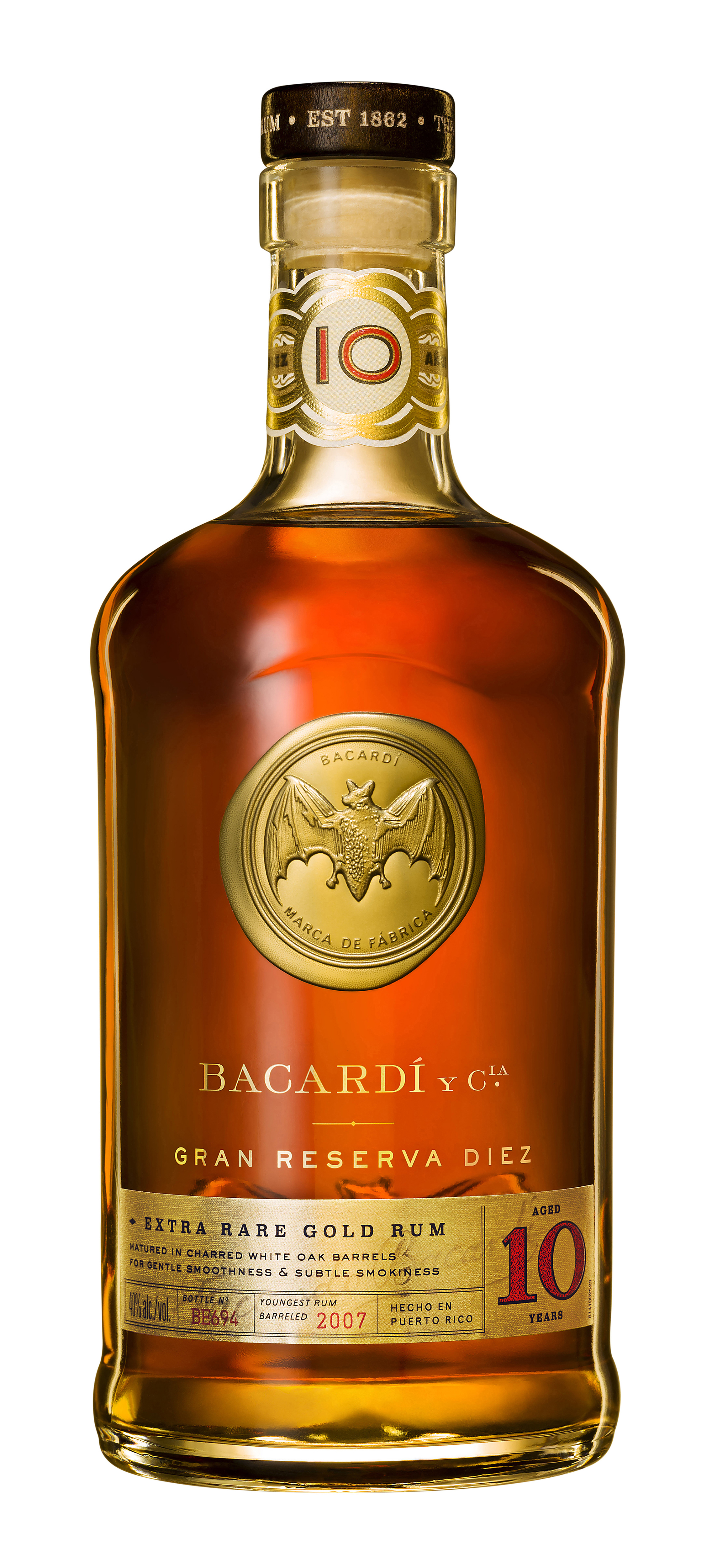 Bacardi gran reserva diez   40%   70cl
