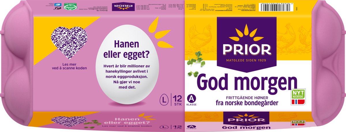 Eggs l good morning 63-73g  12pce