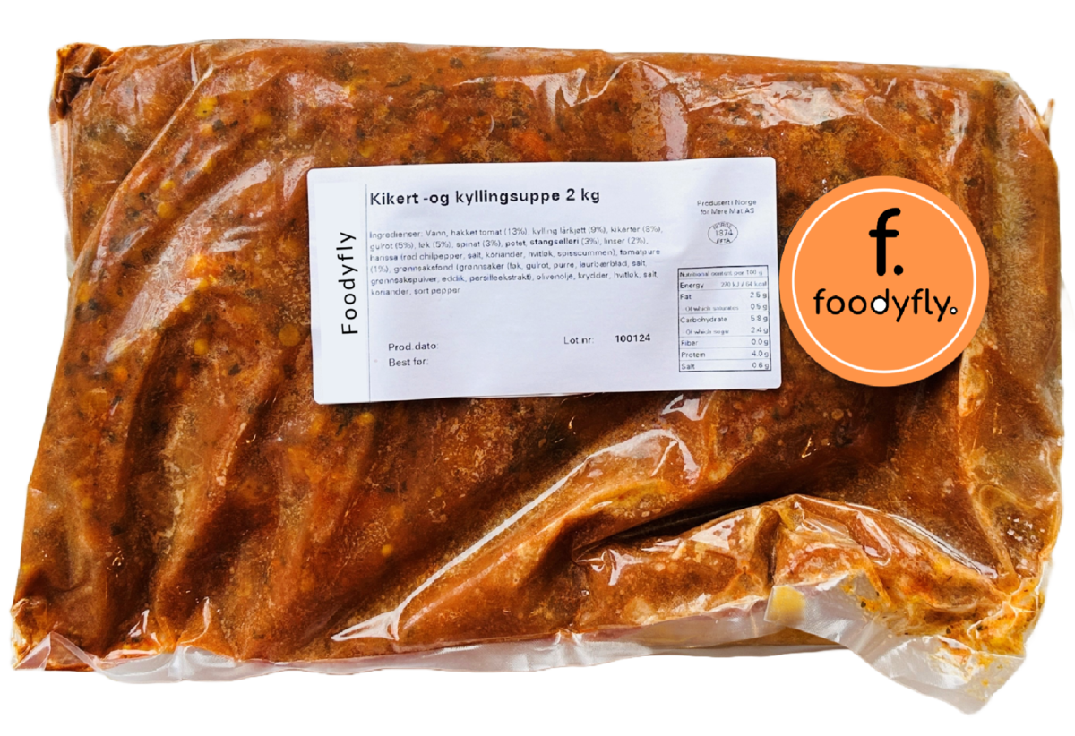 Kikert og kyllingsuppe 2kg