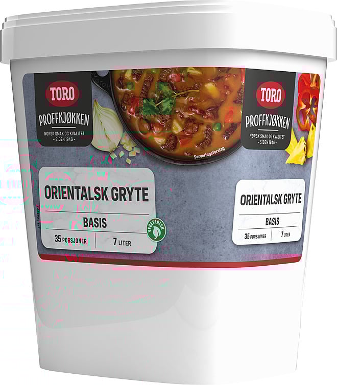 Orientalsk gryte toro 7l  1,1kg