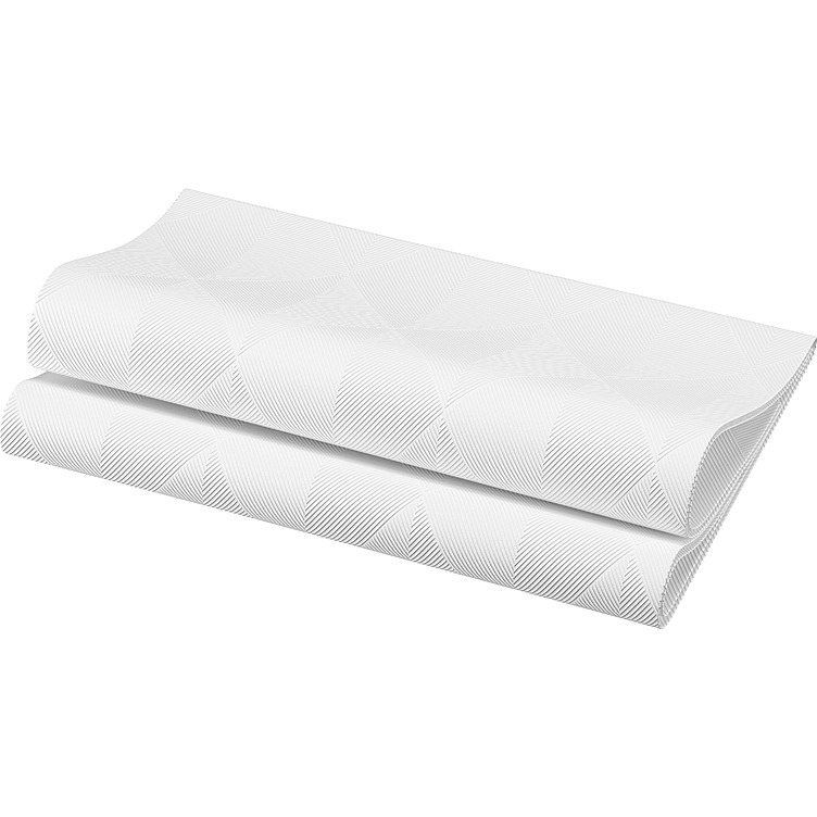 Serv.elegance 40cm crystal hvit 40stk