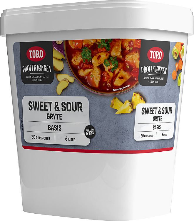 Sweet & sour gryte   1506g