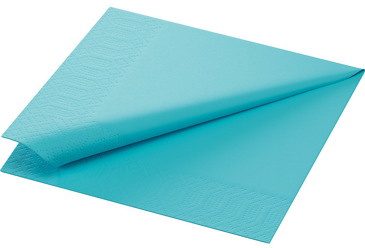 Serv.3l33cm mint blue 125stk