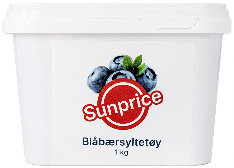Sunprice blåbærsyltetøy 1kg