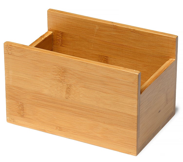 Borddispenser bamboo 18x12cm   1stk