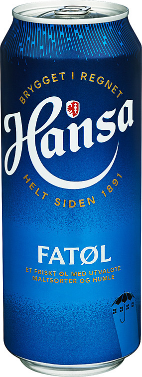 Hansa fatøl bx   4,7%   24x50cl
