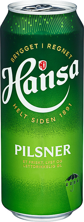 Hansa pilsner bx   4,7%   24x50cl