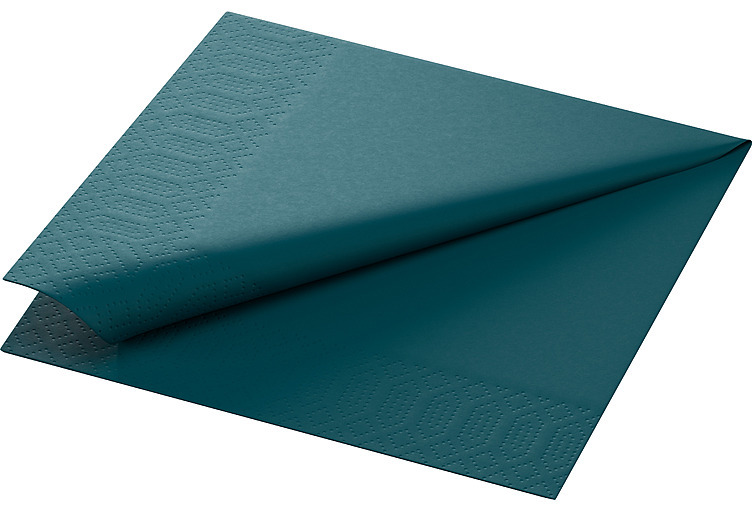 Serviett 2lags 33cm ocean teal 125stk