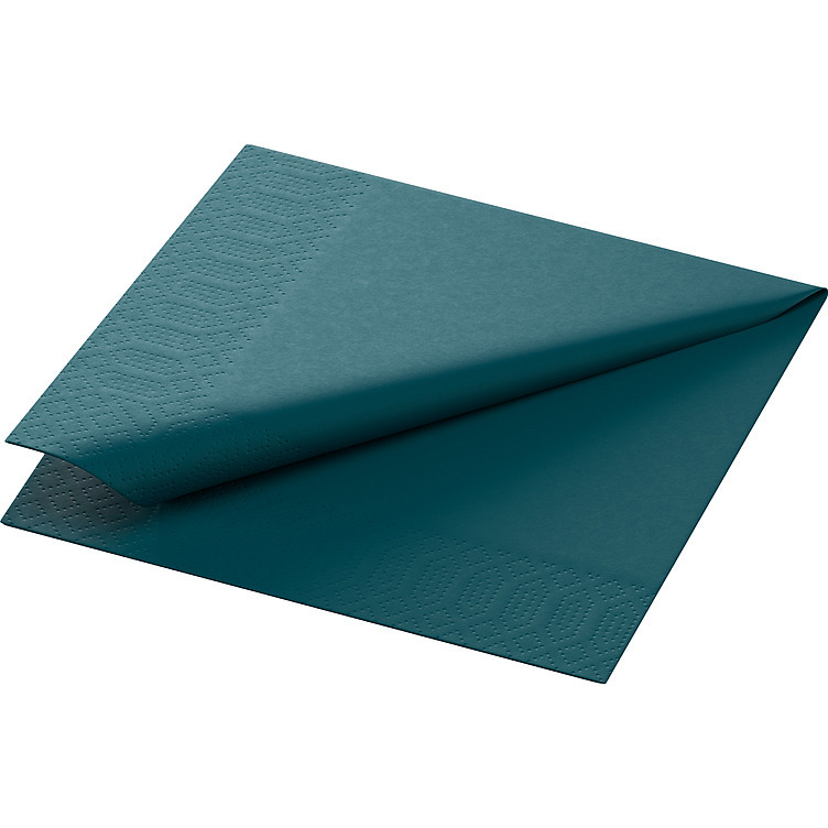 Serviett 3lags 24cm ocean teal   250stk