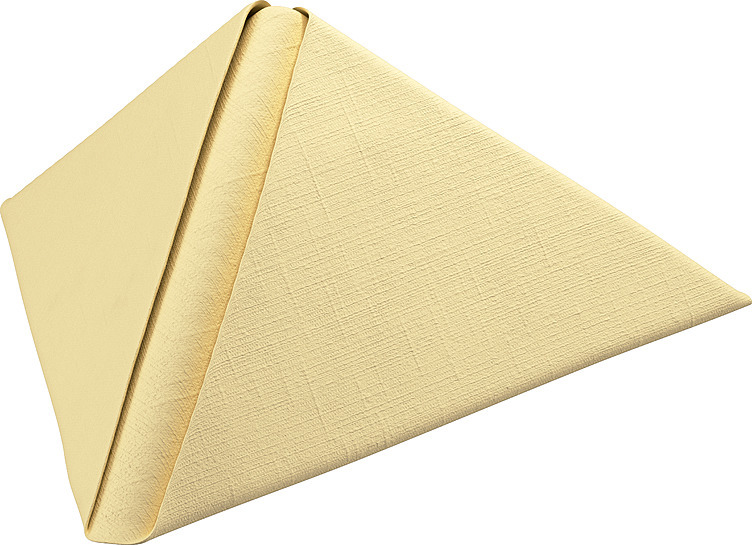 Serviett dunilin 40cm vanilje 45stk