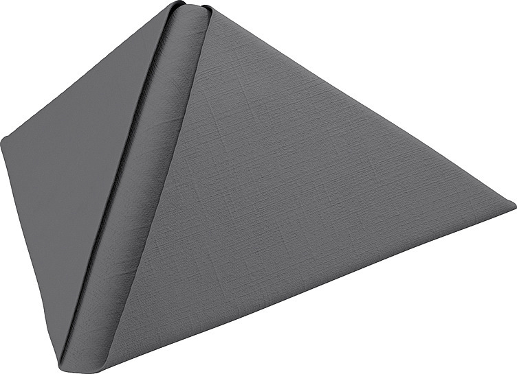 Serviett dunilin 40cm granite grey 45stk