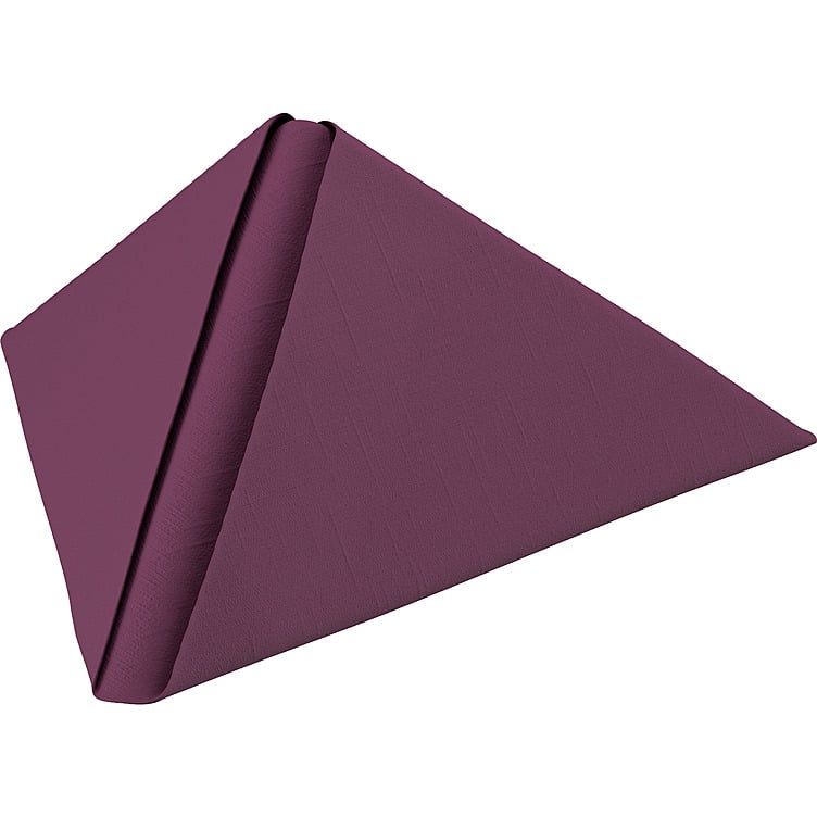 Serviett dunilin 40cm plum  12stk