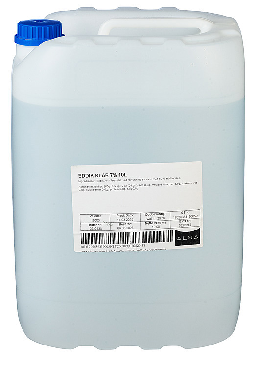 Vinegar clear 7%  10l