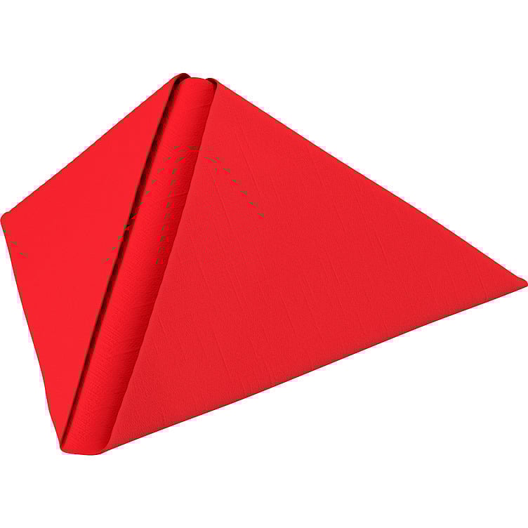 Serviett dunilin 40cm rød   45stk