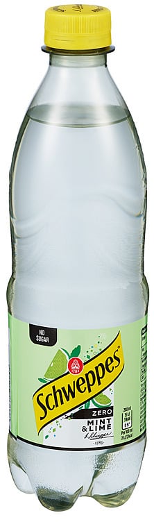 Schwepps mint and lime zero   24x0,5l