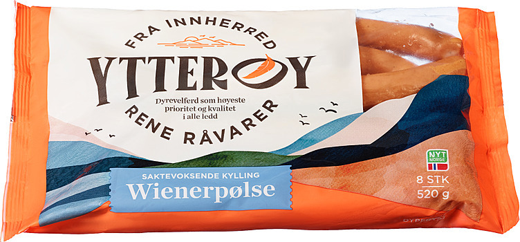 Wienerpølser kylling frys   520g