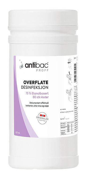 Antibac surface sanitizing cloth  80pce