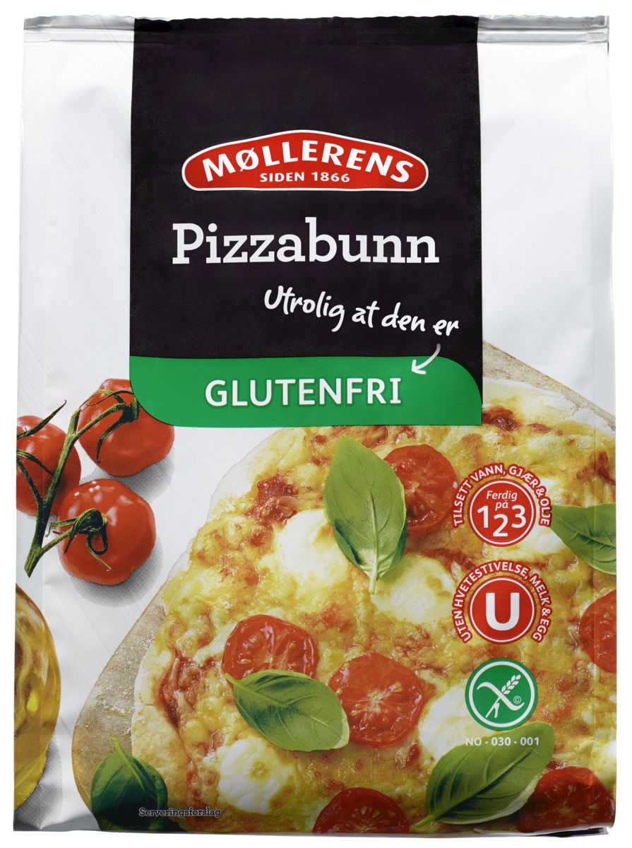 Pizzabunn glutenfri  300g